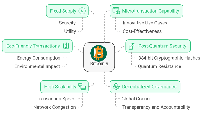Key Features of Bitcoin.ℏ